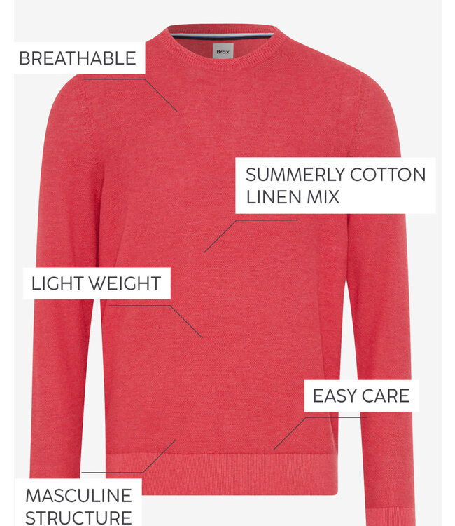 Sunset Red Rick Sweater