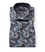 BRUUN & STENGADE Modern Fit Blue Floral Bernabe Shirt