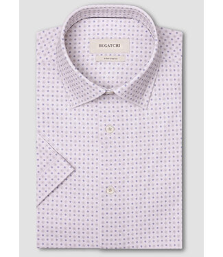 BUGATCHI Modern Fit Almond Blue Shirt