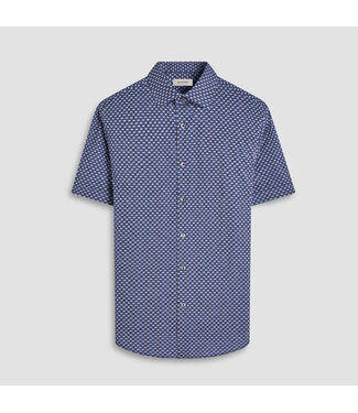 BUGATCHI Modern Fit Graphite Print Shirt
