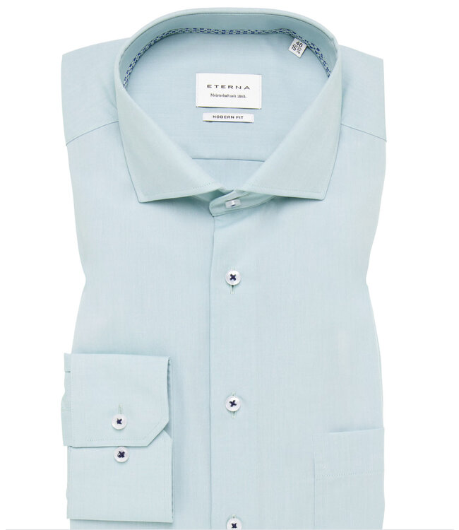 Modern Fit Green Shirt