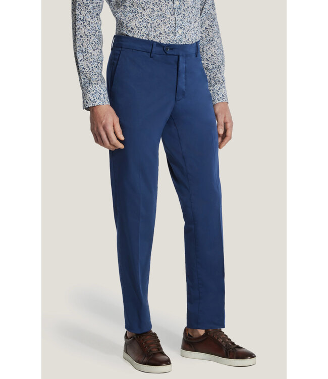Modern Fit Mid Blue Milo Casual Pants