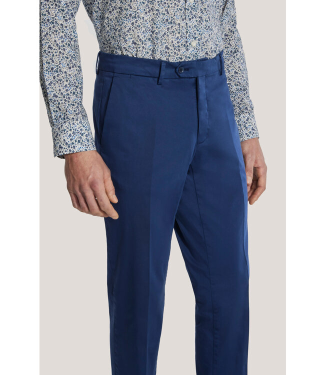 Modern Fit Mid Blue Milo Casual Pants