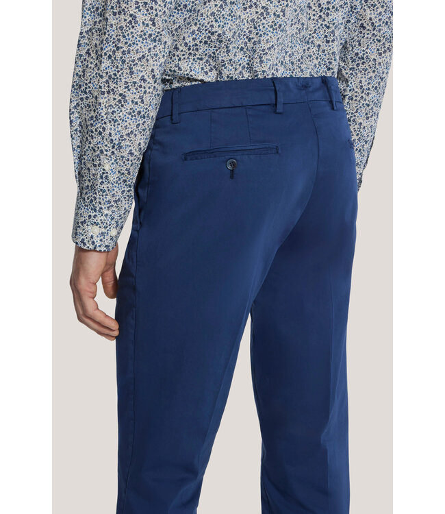 Modern Fit Mid Blue Milo Casual Pants