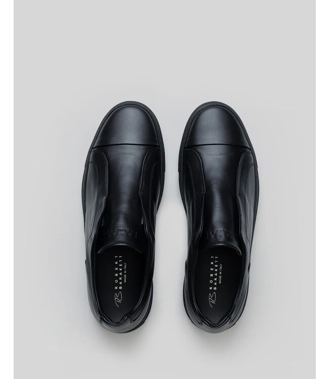 Black Delta Leather Sneakers