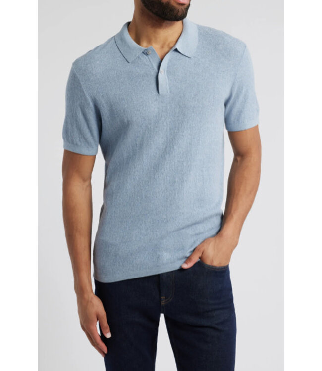Dusty Blue Neo Sweater Polo