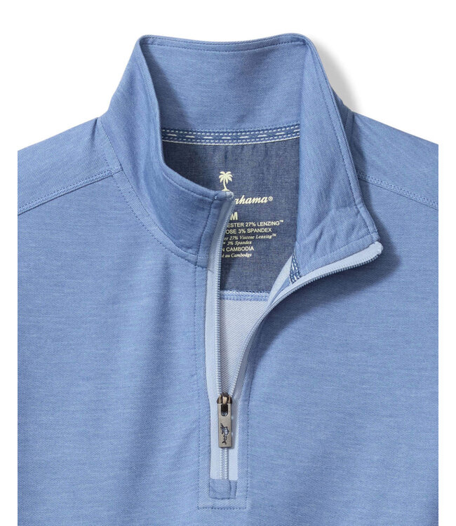 French Blue Lorenzo 1/4 Zip