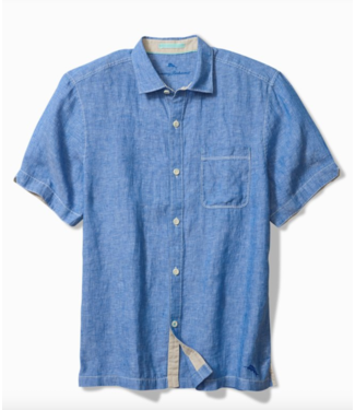 TOMMY BAHAMA Classic Fit Paradise Breezer Blue Shirt