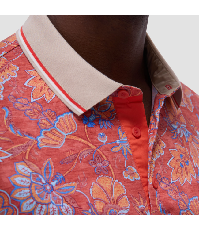Paprika Floral Polo