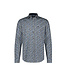 Modern Fit Teal Pattern Shirt