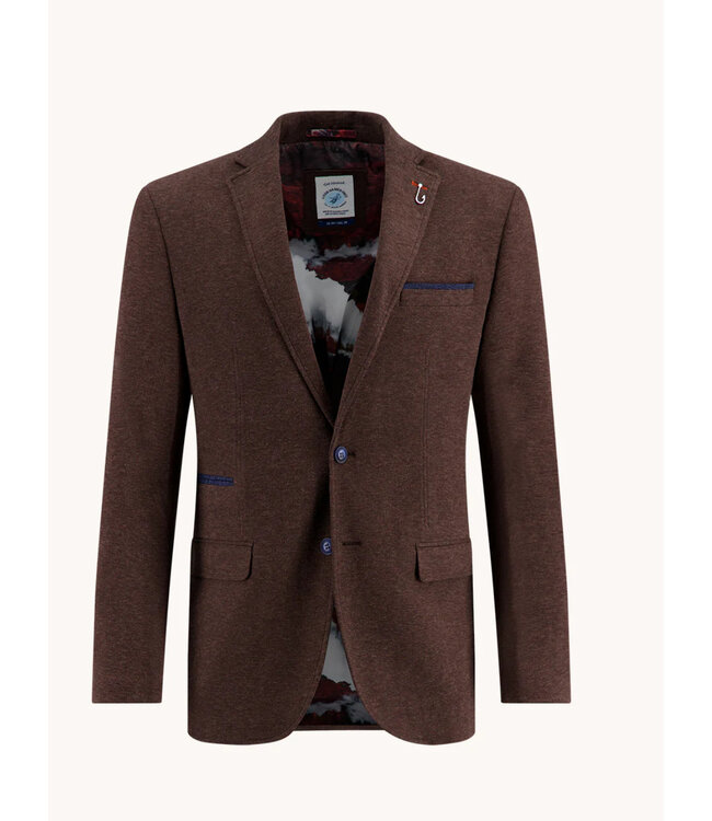 Slim Fit Brown Pique Sport Coat