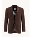 A FISH NAMED FRED Slim Fit Brown Pique Sport Coat