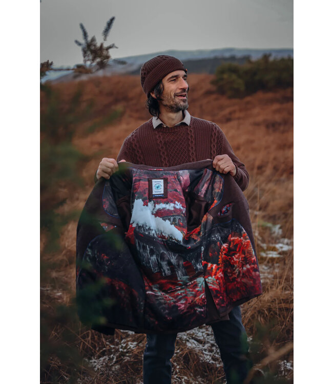 Slim Fit Brown Pique Sport Coat