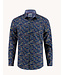 A FISH NAMED FRED Modern Fit Navy Liquor Store Shirt