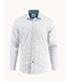 A FISH NAMED FRED Modern Fit Blue Sketch Shirt