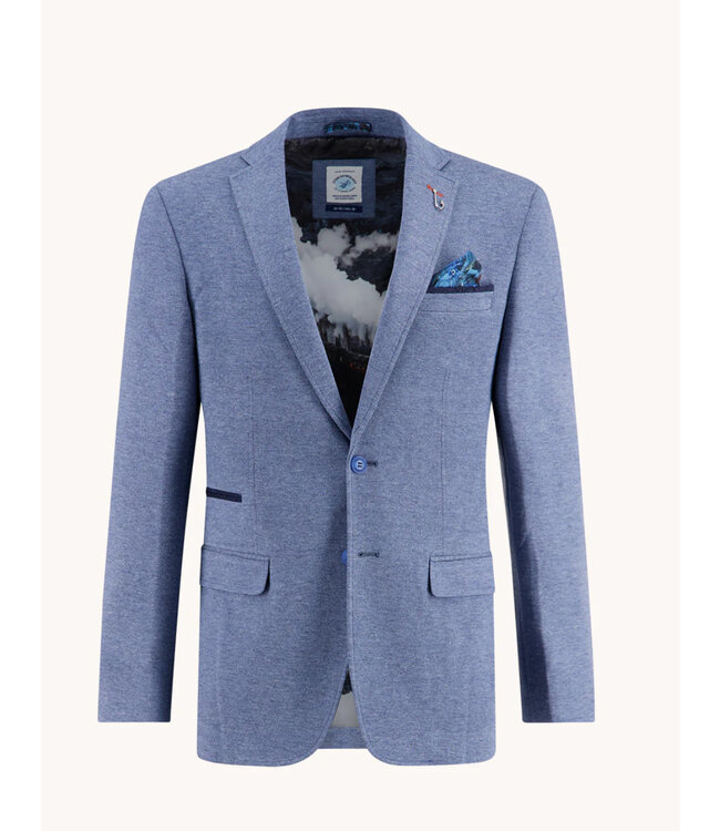 Slim Fit Jeans Blue Pique Sport Coat