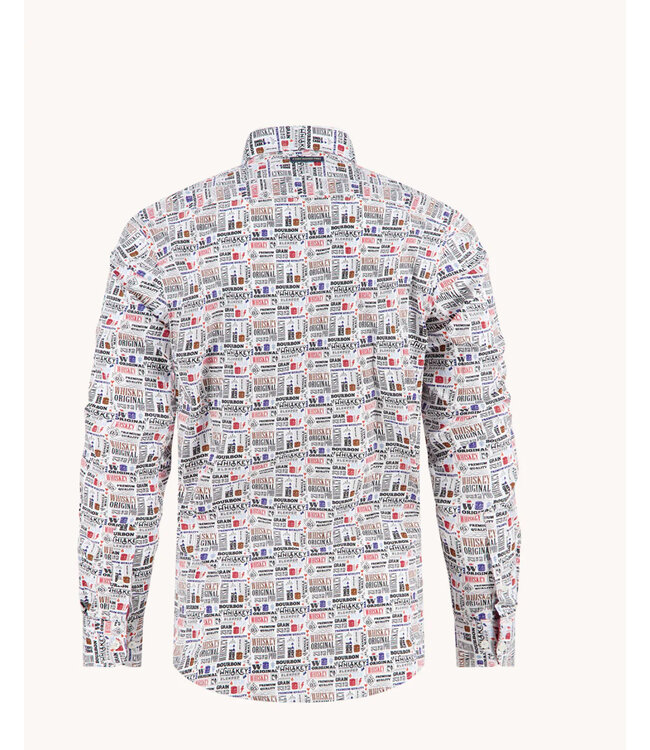 Modern Fit Liquor Text Shirt