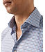 Modern Fit Blue Tan Gingham Shirt