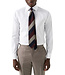 Slim Fit White with Floral Trim Shirt