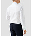 Modern Fit White with Tan Button Shirt