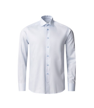 ETON Slim Fit Light Blue with Blue Button Shirt