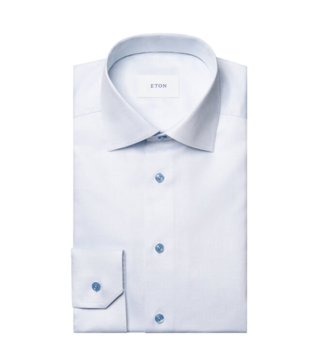 Slim Fit Light Blue with Blue Button Shirt