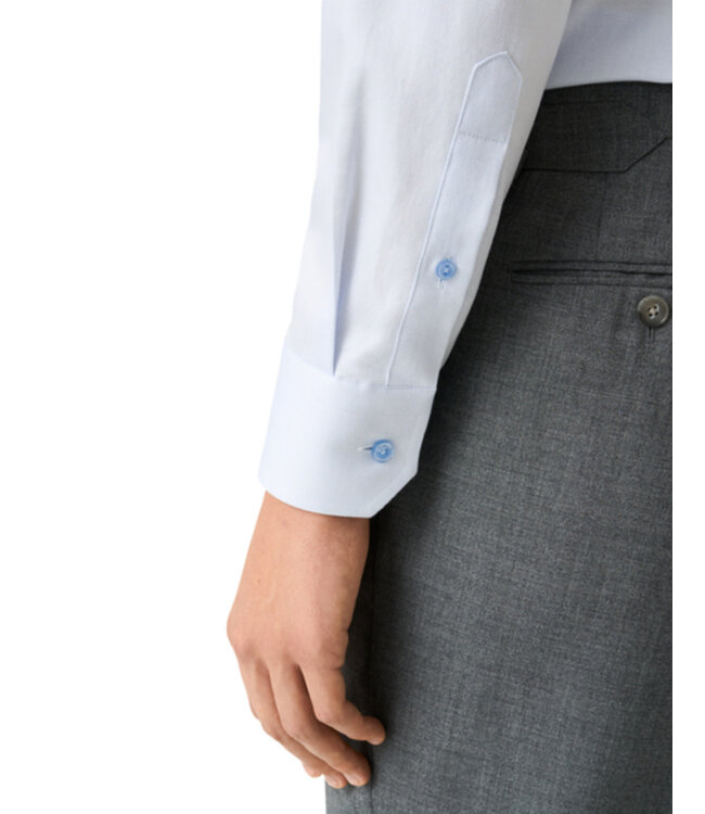 Slim Fit Light Blue with Blue Button Shirt