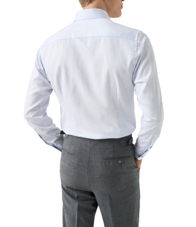 Slim Fit Light Blue with Blue Button Shirt