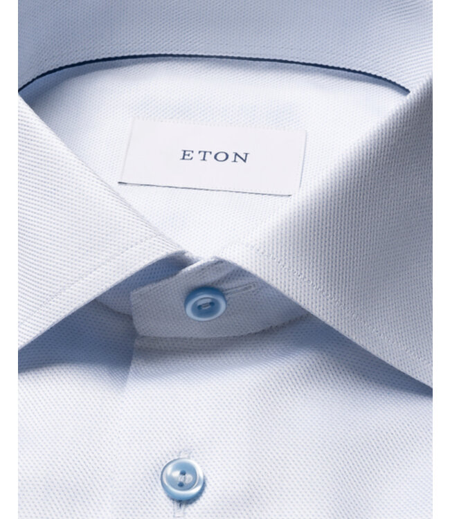 Slim Fit Light Blue with Blue Button Shirt