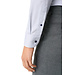Slim Fit Blue Neat with Navy Buttons Shirt
