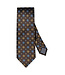 Brown with Blue Gold Medallion Tie
