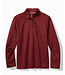TOMMY BAHAMA Burgundy Palm Pro 1/4 Zip