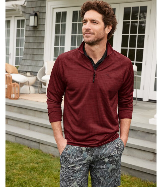 Burgundy Palm Pro 1/4 Zip