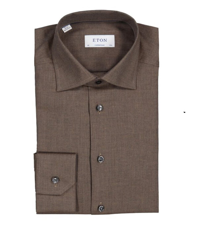 Modern Fit  Brown Shirt