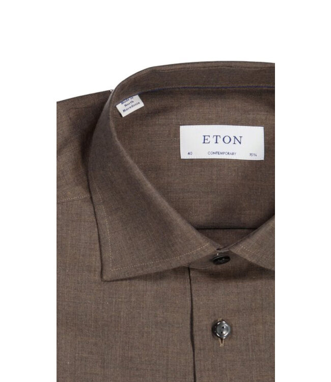 Modern Fit  Brown Shirt