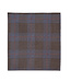 Brown Medallion Print Pocket Square