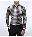 Modern Fit Mid Grey Check Shirt