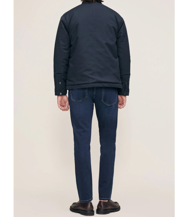 Navy Derrek Lined Overshirt