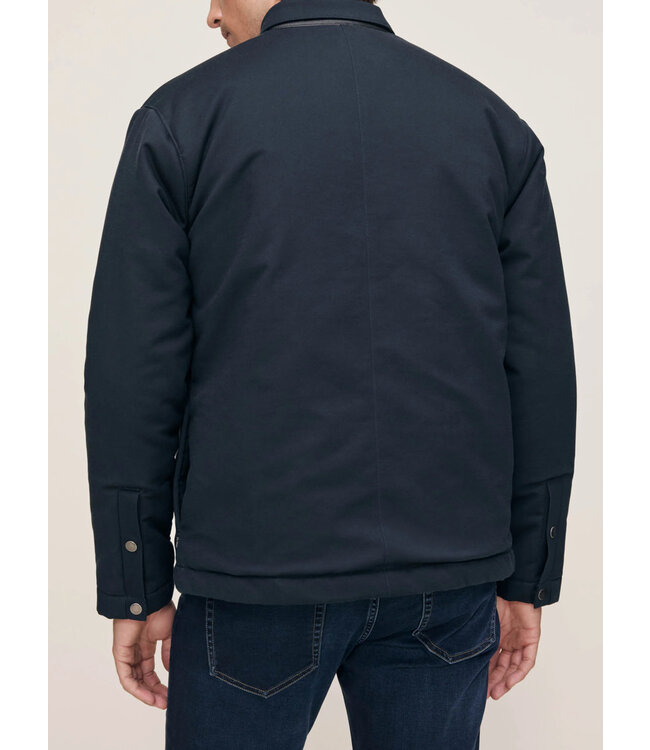 Navy Derrek Lined Overshirt