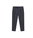 BUGATTI Slim Fit Mid Blue Pleated Pants