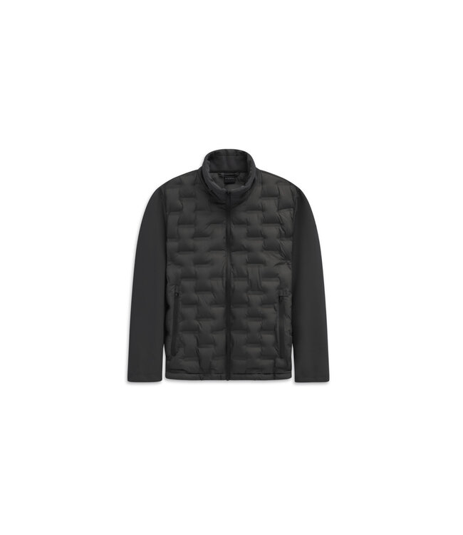 Black Quilted Puffer Coat
