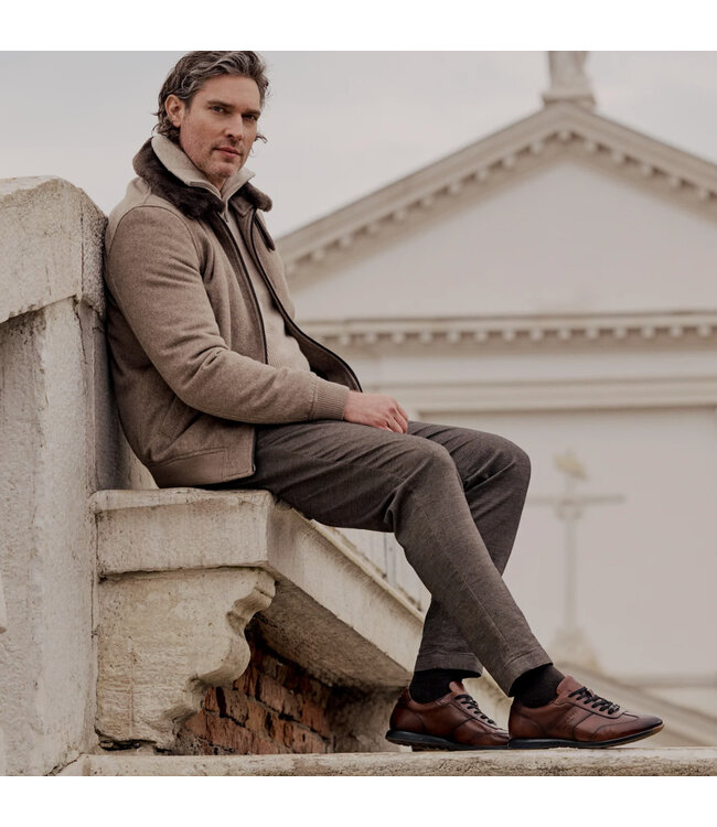 Brown Leather Casual Shoes