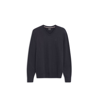 BUGATTI Navy V Neck Sweater