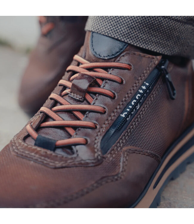 Brown Leather Sneakers