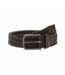 Brown Leather Woven Belt