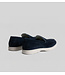 Navy Brannon Suede Loafers