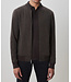 ROBERT BARAKETT Brown Stefanos Herringbone Full Zip