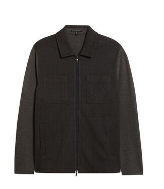 ROBERT BARAKETT Charcoal Alexis Shirt Jacket