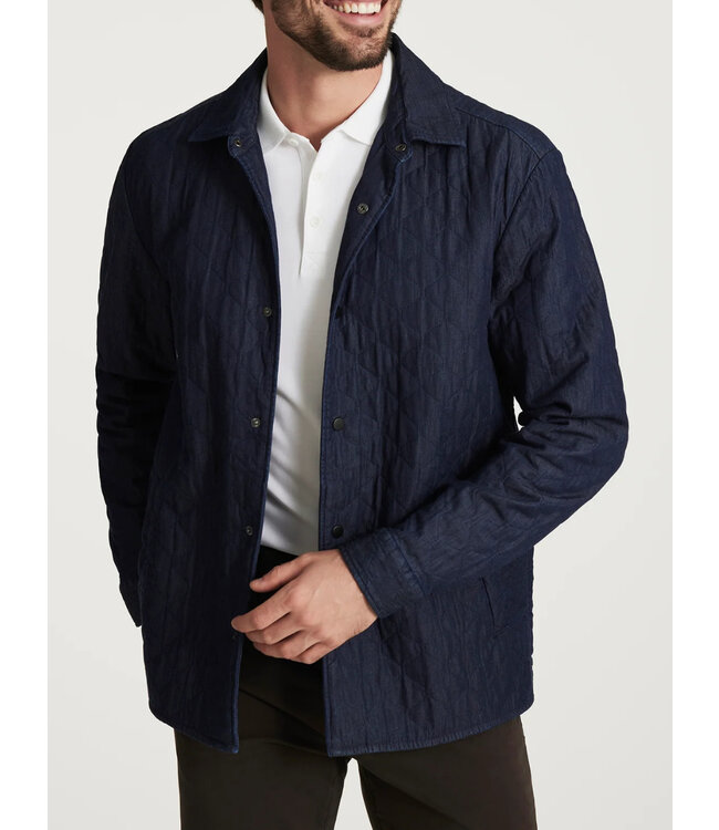 Denim Quilted Overshirt