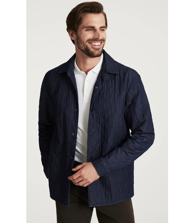 Denim Quilted Overshirt